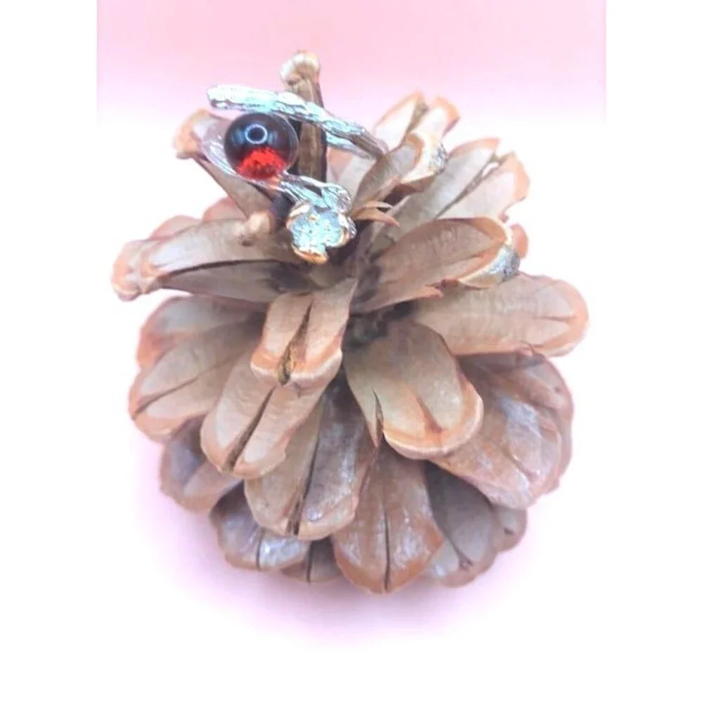 Beautiful Blood Amber Ring - Adjustable - Picture 2 of 5